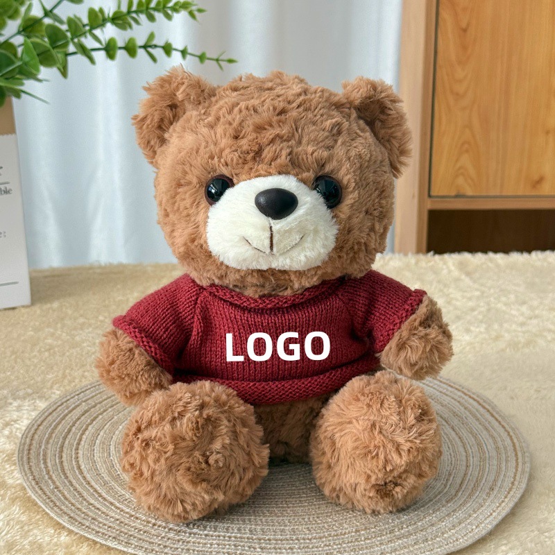 Logo imprimible Teddy Bear Teddy Bear DIY impresión de muñecas de regalo de la compañía de juguetes de peluche