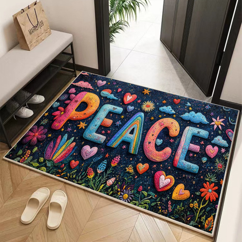 TEMU Wholesale Amazon American Print Entrance Mat, Stain-resistant and Easy to Clean, Door Mat for Entrance, Anti-slip Foot Mat