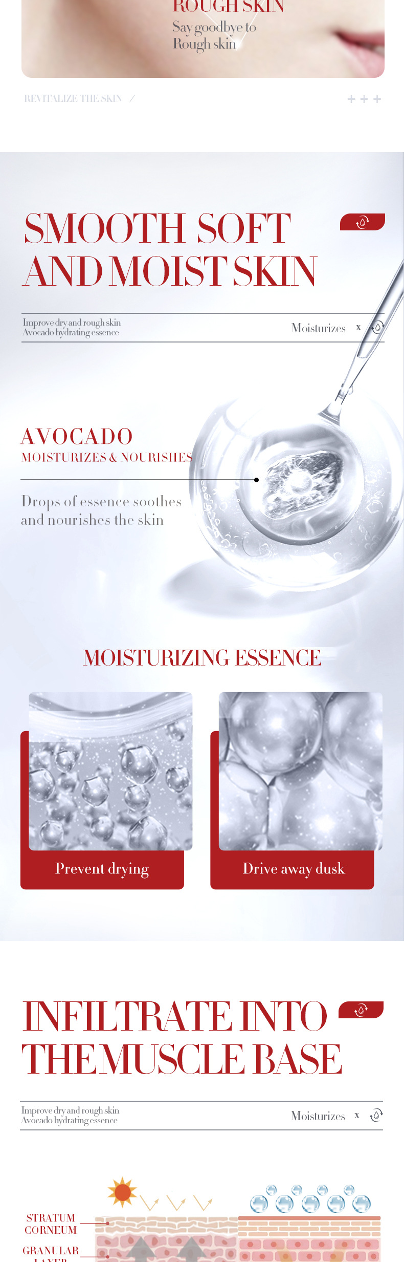 SADOER All English Fruit Flavor essence Liquid Moisturizes and refines pores to improve acne marks_voghion.com