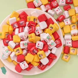 仿真肯德基麦乐鸡KFC汉堡盒子 树脂迷你盒亲子diy小食玩玩具零食