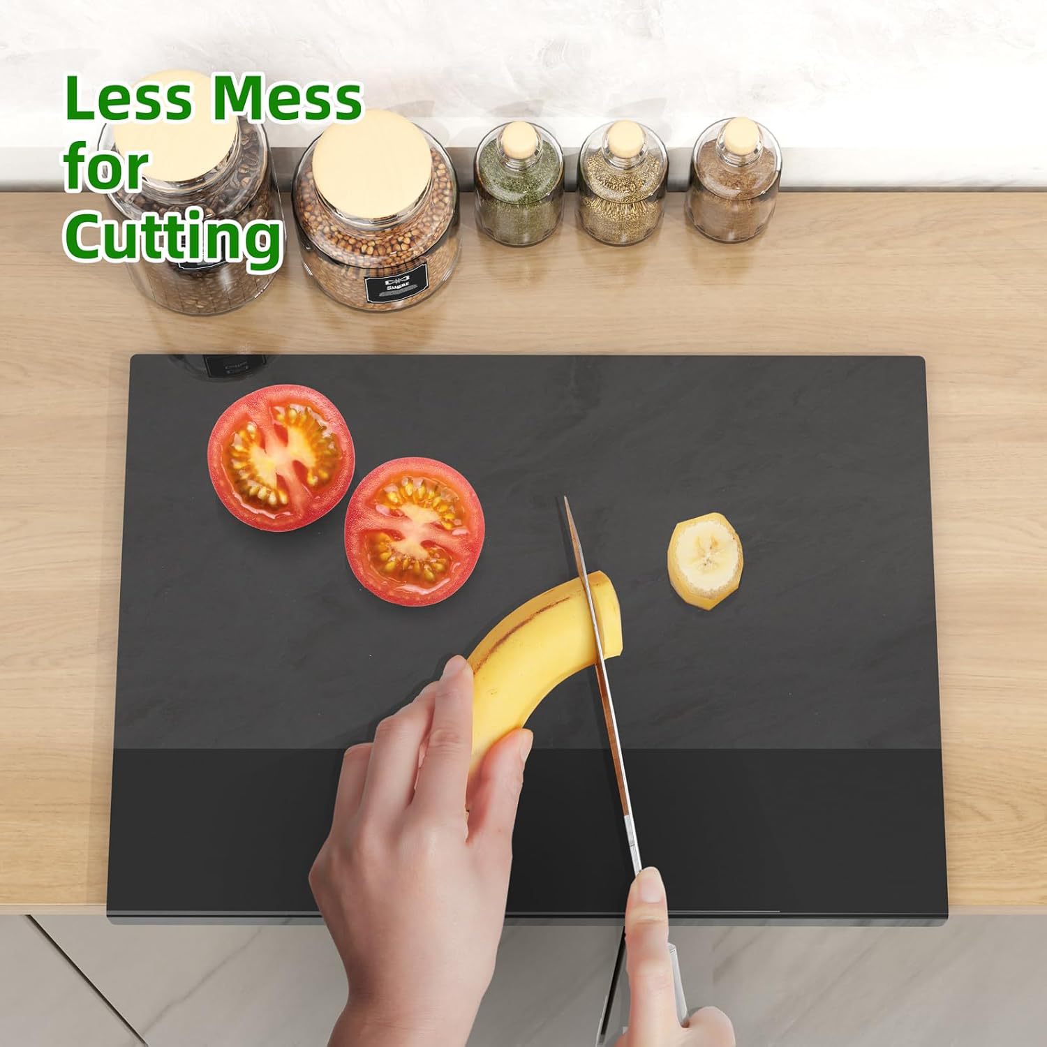 437g Weight Chopping Board Kitchen and drinking utensils 1 Piece Quantity Home Occasion Acrylic Material Solid Color Pattern Simple Style Style Simple Style Solid Color Arylic Chopping Board 1 Piece 2