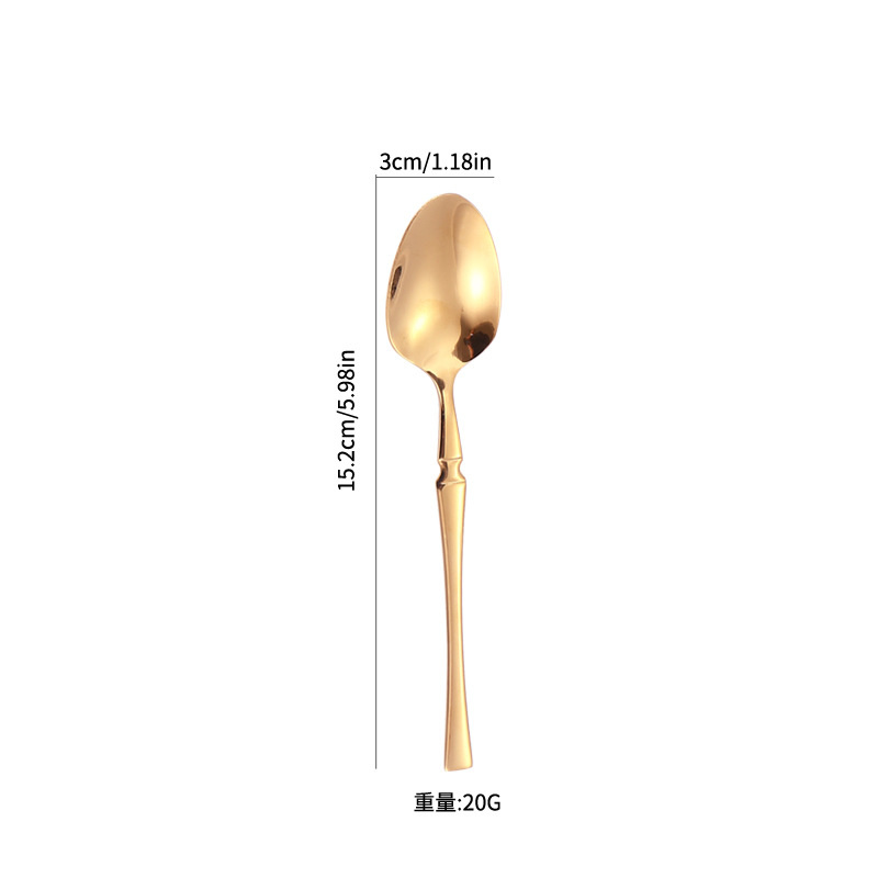 Venta al por mayor Amazon transfronterizo suministro de acero inoxidable traje de vajilla/5 cintura pequeña 5 piezas principales cuchillo, tenedor y cuchara caja de regalo traje