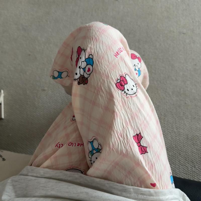Primavera y verano · Pantalones de pijama casuales para mujeres pantalones a prueba de mosquitos rojos en línea 2025 nuevos pantalones caseros para llevar