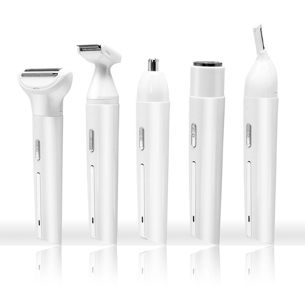Multi-use epilator five-in-one women's razor, private part pubic hair trimmer electric razor women's epilator