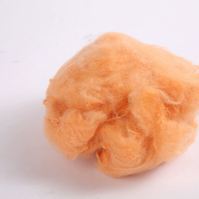 Orange regenerated pillow, duvet, 3D, 65mm, polyester
