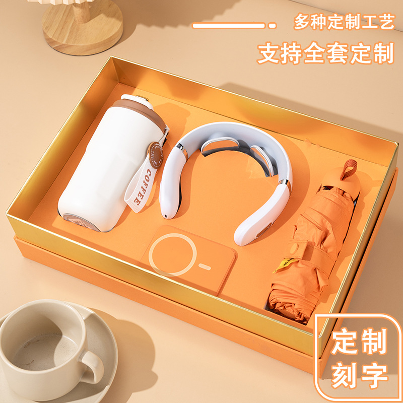 Caja de regalo de negocios corporativo, aniversario de apertura, regalo de mano, logotipo personalizado, evento corporativo, regalo para clientes