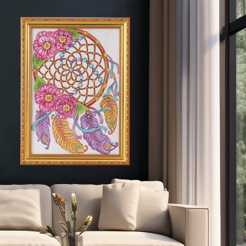 Pintura de diamantes 5D de estilo nórdico, superventas transfronteriza, con diamantes irregulares, arte de pared DIY hecho a mano, pintura decorativa para sala de estar, estilo INS.