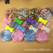 外贸货源厂家直销卡通可爱小号棒棒糖喜糖盒食品包装盒塑料盒