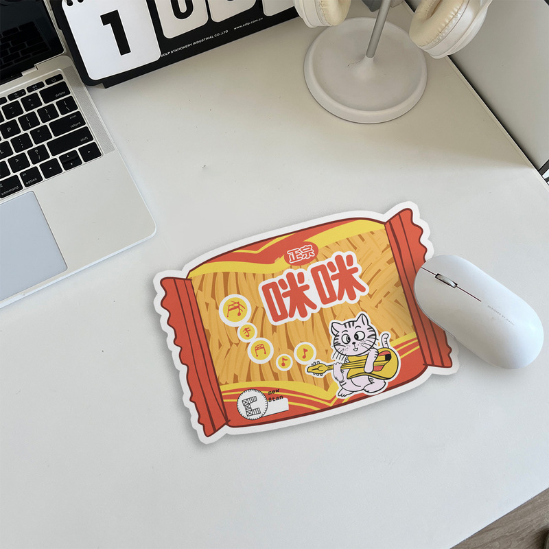 零食包装鼠标垫异形女生键盘可爱办公桌垫创意不二家小号滑鼠垫|undefined