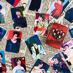 tnt時代少年團鐳射小卡55張宋亞軒劉耀文TNT周邊高清精美lomo閃卡