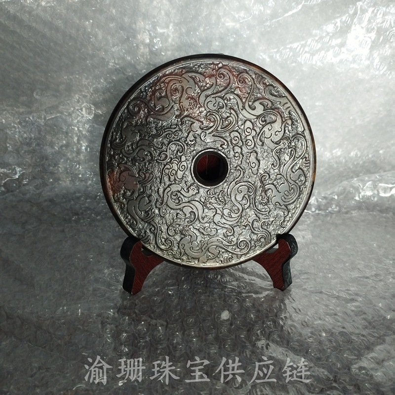 仿古做旧九龙壁摆件古玩平安扣工艺品做旧古玩摆件饰品厂家批发