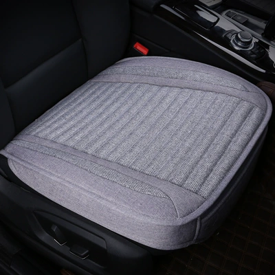 cushion linen five-seat three-piece set without: Seat cushion, seat cover - single-seat-elegant-gray