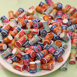 diy仿真饼干筒食玩便利店儿童过家家娃娃机迷你玩具 树脂饰品配件