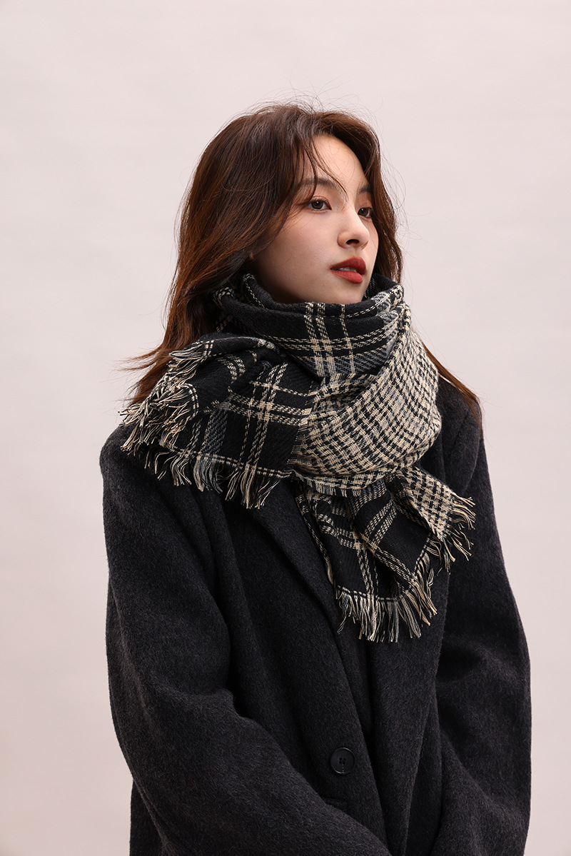 Couple Winter Thickened Versatile Student Giving Boyfriend Birthday Gift 2024 New High end Luxury Scarf_voghion.com