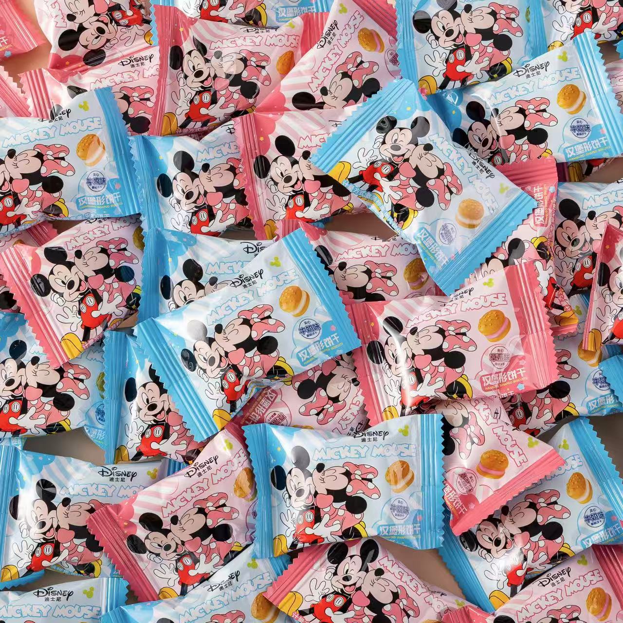 Disney Hamburger-Shaped Biscuits Wedding Celebration Cake Baby Birthday Full Moon Companion Children's Snacks Wholesale