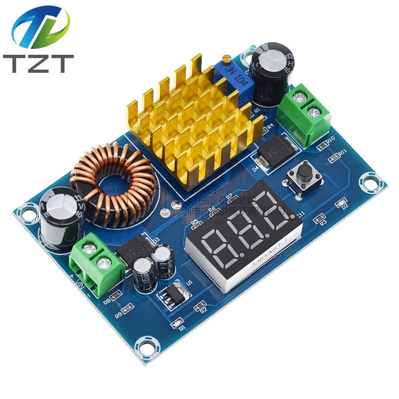 XH-M411 DC-DC数字升压板升压模块大功率升压板升压5-45V输出5A