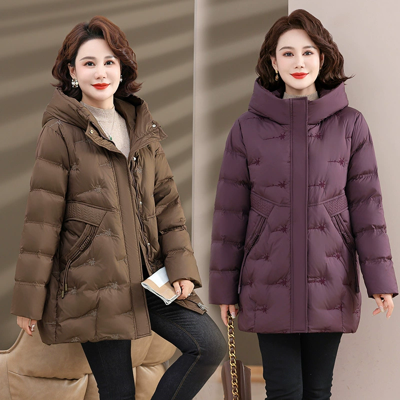 Зимний пуховик для мамы среднего возраста