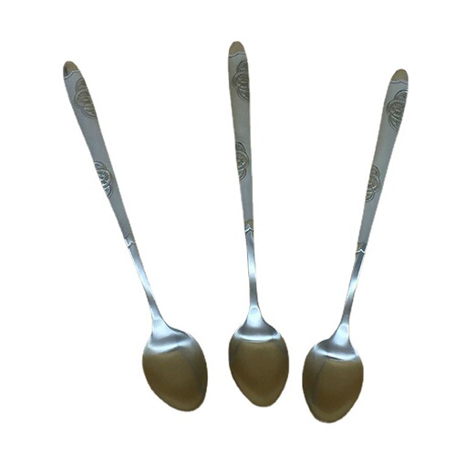 Boutique series Ultra-long-handled spoon Stainless steel carved tableware Coffee spoon Milk spoon Honey spoon