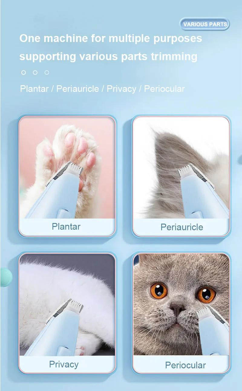 Tondeuse pour poils d animaux avec éclairage led pour chiens_voghion.com