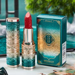 XRoland Chinese-style soft mist silky carved square tube lipstick, smudge-resistant, trendy Chinese fashion lipstick, wholesale
