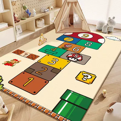Avtomobil döşəmə paspasları – Game Hopscotch Checkered Carpet New