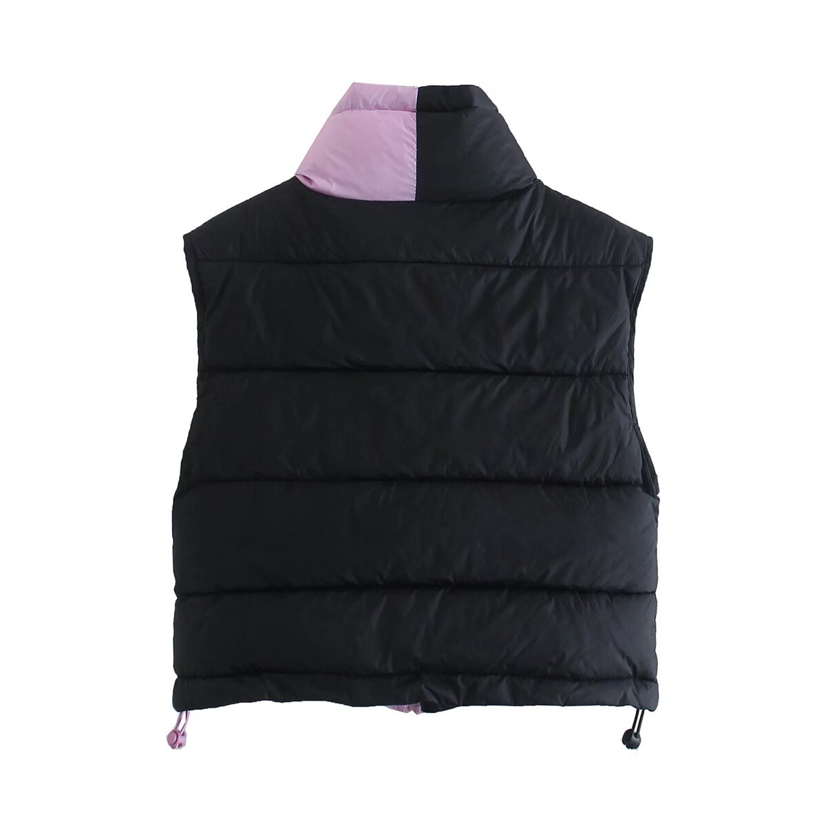 ZARO hecho a sí mismo estilo de moda europea y americana temperamento de moda ocio de doble cara ropa de algodón chaleco chaleco image 2