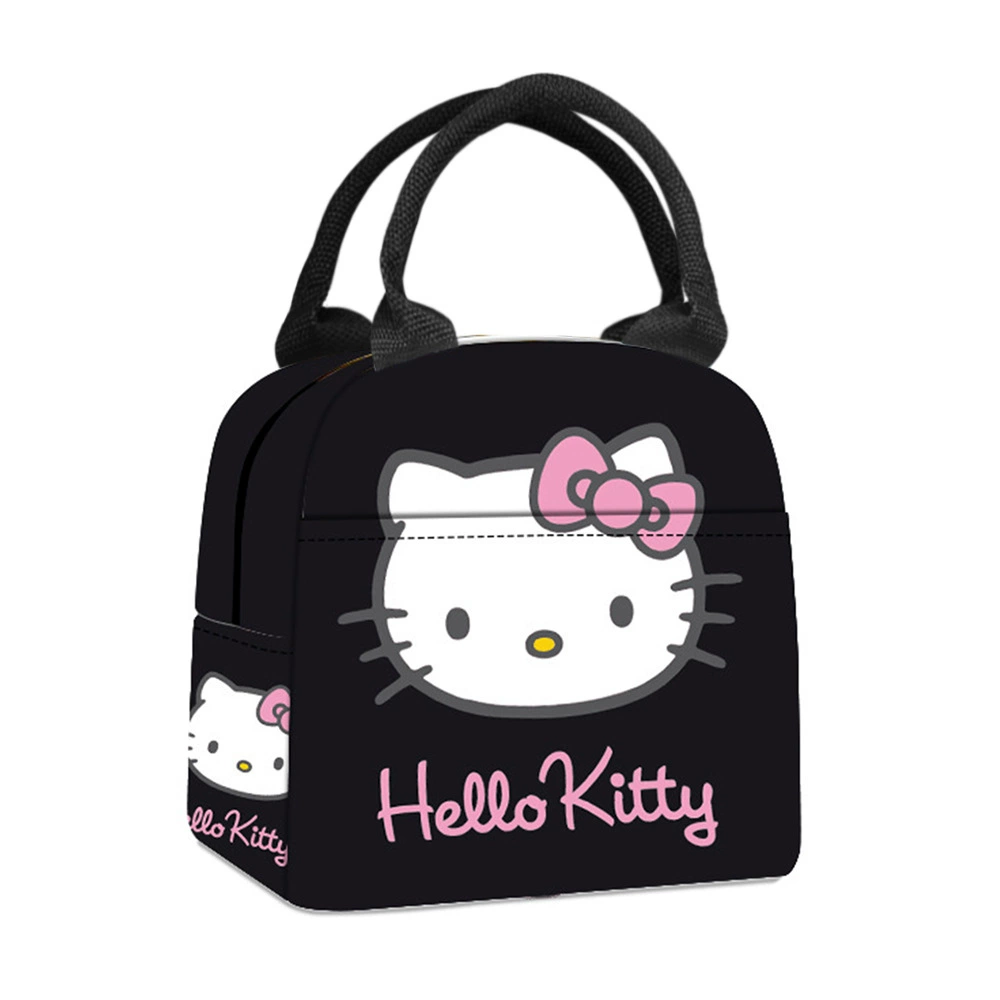 Hello Kitty, ручной мультяшный милый термос, сумка-ланч для учеников начальной школы, сумка для еды