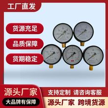 耐震压力表液压油压气压测水压表1.6防抗震气泵打仪表