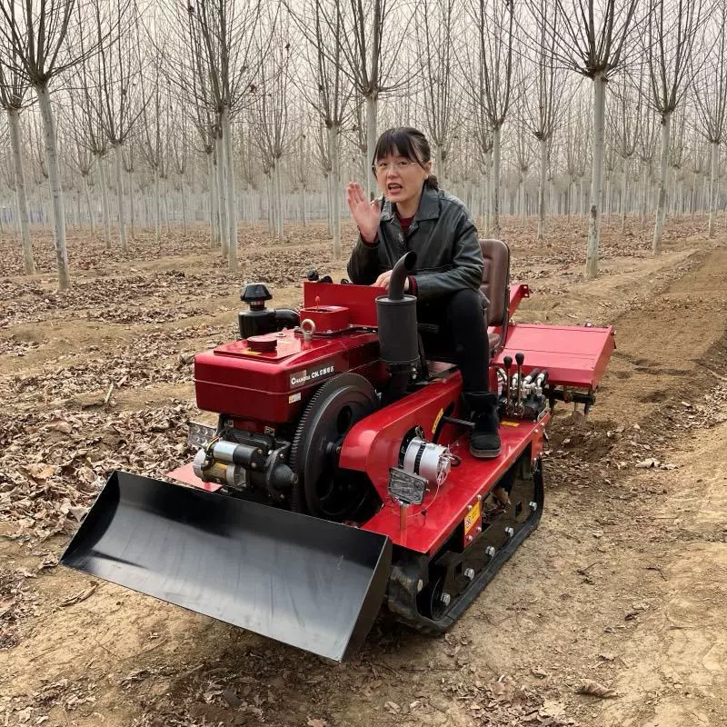 35马力乘坐式多功能履带式旋耕机diesel微耕机耕地机土地耕整机械