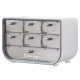 Desktop 7-compartment drawer storage box multifunctional desktop finishing box sundries jewelry transparent box student stationery pen holder