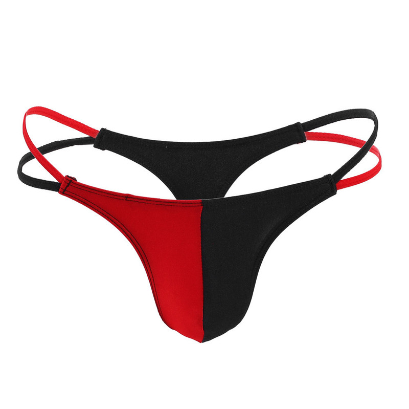 Swim Cloth Color-matching Men's Sexy G-string Tape Traceless Sports Breathable Personalized Underwear Hollow-out Sexy T-pants Men Swim Cloth Color-matching Men's Sexy G-string Tape Traceless Sports Breathable Personalized Underwear Hollow-out Sexy T-pants Men