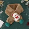 Christmas khaki two ball snowman