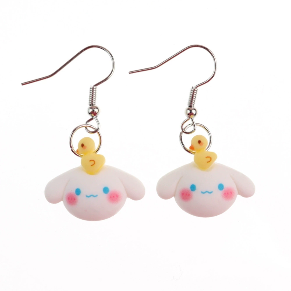 Cartoon cute headband, creative earrings, Japanese and Korean