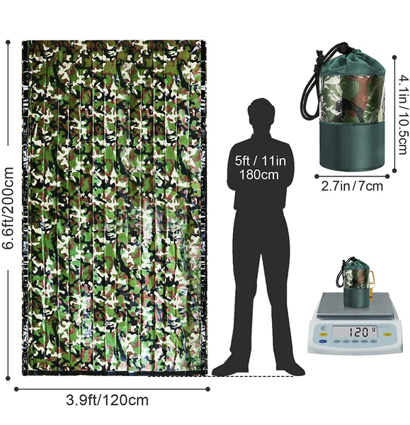 Camouflage, 200×120cm