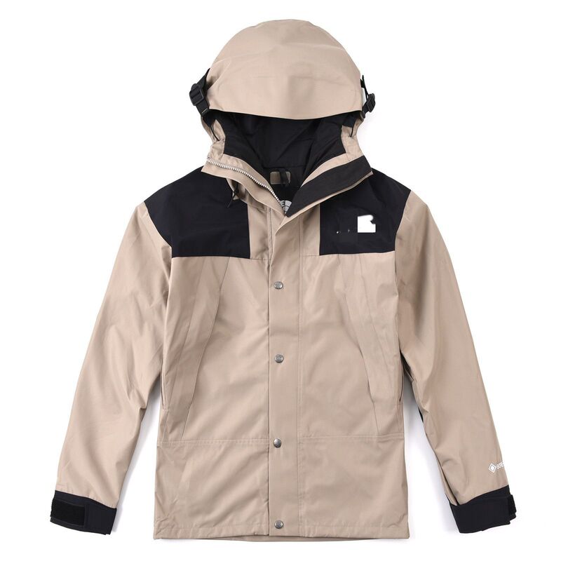 外贸1990冲锋衣男女美版北家登山服三合一户外防风情侣外套连帽|undefined