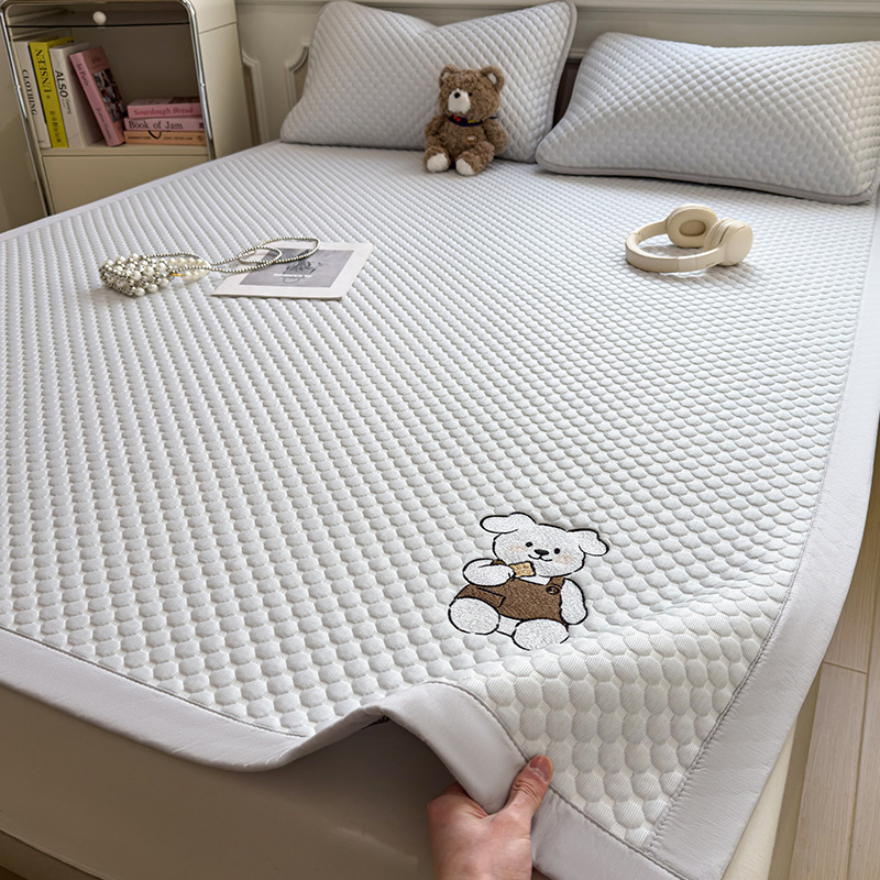 Verano frío madre-infanto esterilla de hielo casera frijoles de aire acondicionado una sola alfombra suave esterilla de verano set de tres piezas