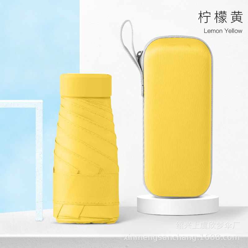 Amarillo limón plano seis veces con la caja de la cremallera de la cinta