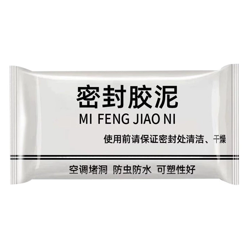 Герметичный белый клей блокирует отверстия для кондиционирования воздуха