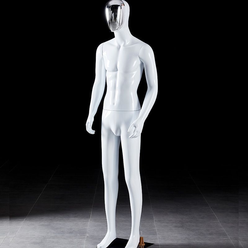 Modelo masculino accesorios cuerpo humano maniquí de plástico plataforma tienda de ropa masculina ventana de ropa tiro estante de exhibición de ropa