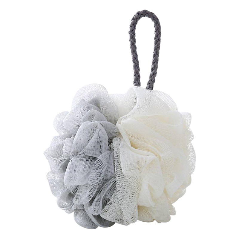 Bola de baño grande de dos colores Bola de baño de flores de baño frotar la espalda Flor de baño de color a juego en casa Bola de baño al por mayor