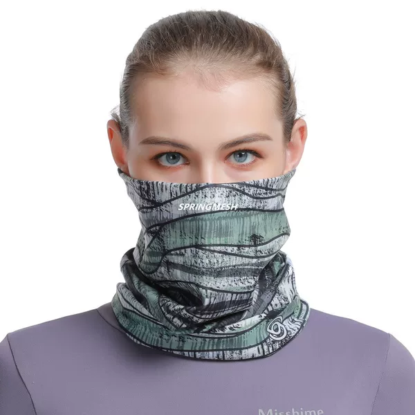 Outdoor cycling face mask, ice silk neck gaiter, sun protection face towel, mountain bike summer cycling headwear accessory