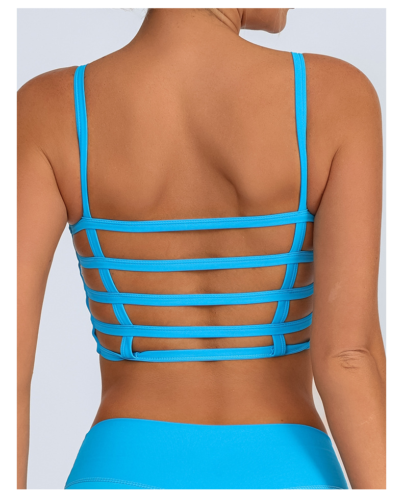 Nueva ropa de yoga desnuda de espalda de belleza transfronteriza