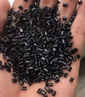 Black PC/ABS alloy plastic flame retardant Environmental Protection high gloss Super recycled plastic particles self-produced and sold