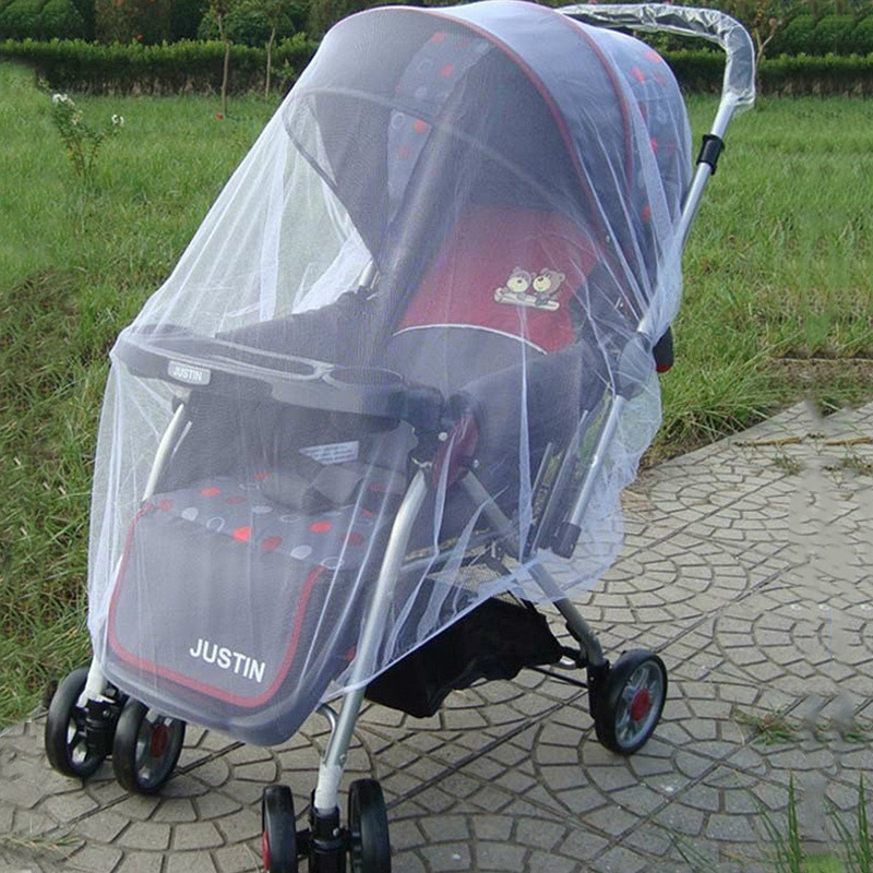 Stroller Mosquito Net Full-Cover Stroller Mosquito Net Universal Stroller Encrypted Mesh Anti-Mosquito Net Hand Push Breathable