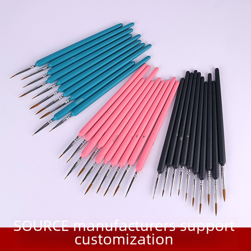 Cross-border wolf hair nylon brush outline pen watercolor pen art drawing outlining pen border pen detail brush painting brush wholesale