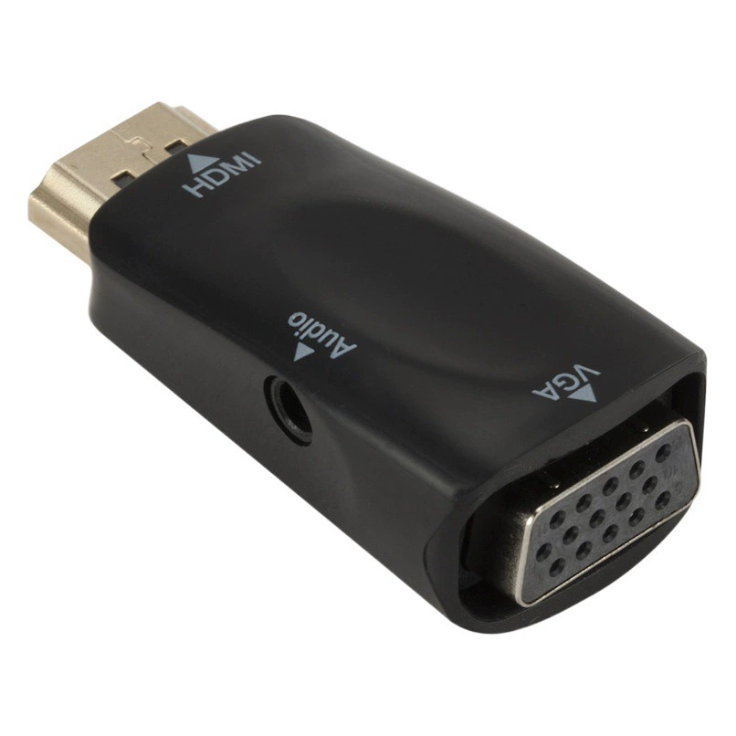 Заводское пятно HDTV в VGA с 3,5 аудио HD-передачей, видеоконвертер для ноутбука