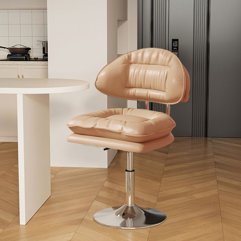 Silla de bar, silla de respaldo, silla de bar giratoria, silla de nube, salón de belleza, taburetes elevables, asiento de dormitorio, asiento de lujo ligero