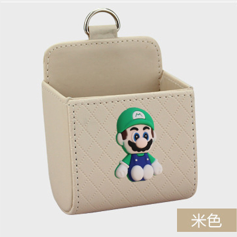 Bolsa de almacenamiento de salida de aire del automóvil bolsas de colgar de teléfonos móviles creativas Mary caja de almacenamiento de artículos para colgar almacenamiento