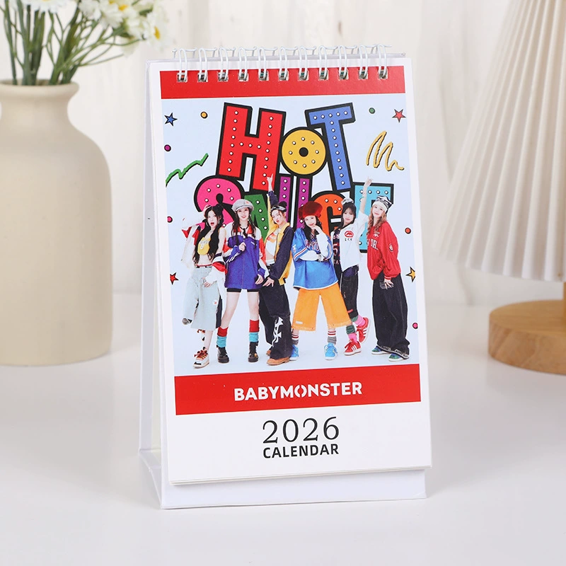 Настольный календарь 2026 — Stray Kids SVT (G)I-DLE, новый календарь с изображениями знаменитостей