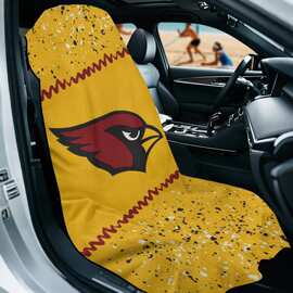 跨境热销亚利桑那红雀队图片定 制汽车座椅套毛巾四季通用坐垫套